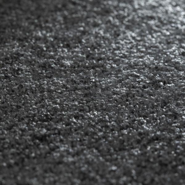 Draufsicht mit Helligkeitsunterschieden JAB Amaze 691 eisenschmelz – Velours Teppichboden